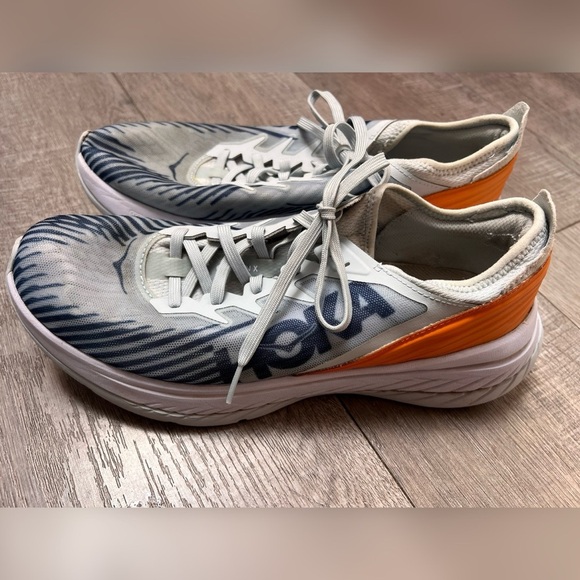 HOKA one one Carbon X-SPE RUNNING proflyx Sneakers blue orange Size 12 $159 - Picture 7 of 7